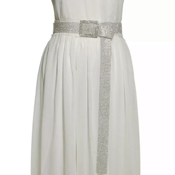 Rhinestone Silver Belt - Picture 4 of 5